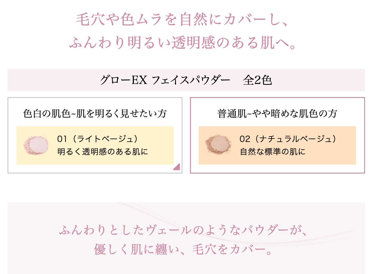 グローEX フェイスパウダー