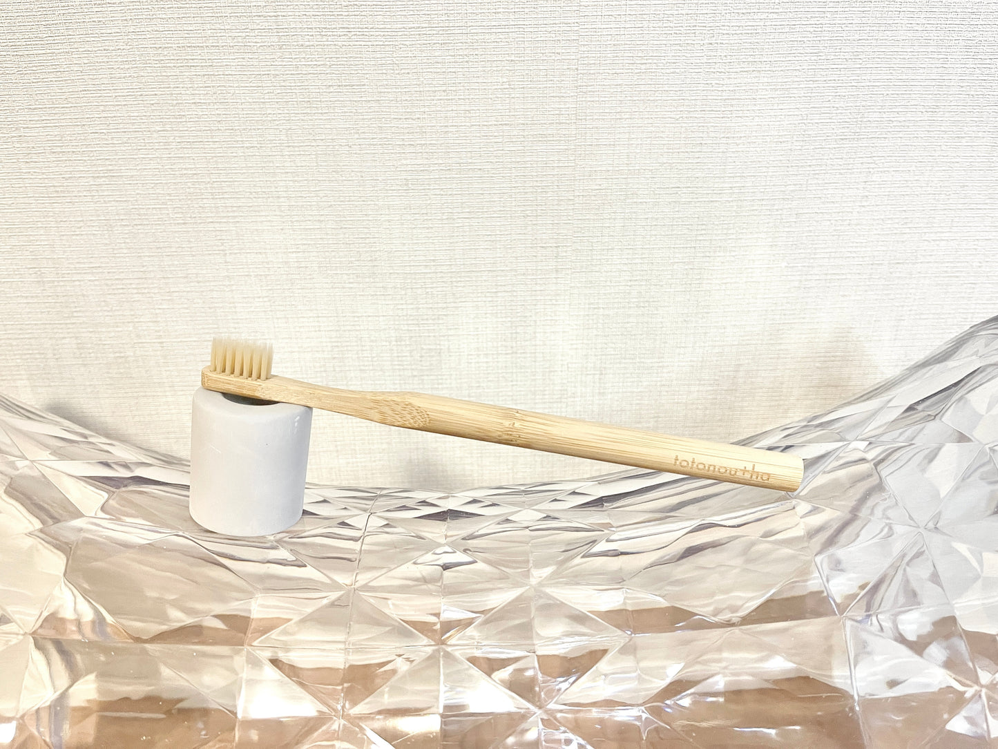 BAMBOO歯ブラシ+light grayスタンドセット